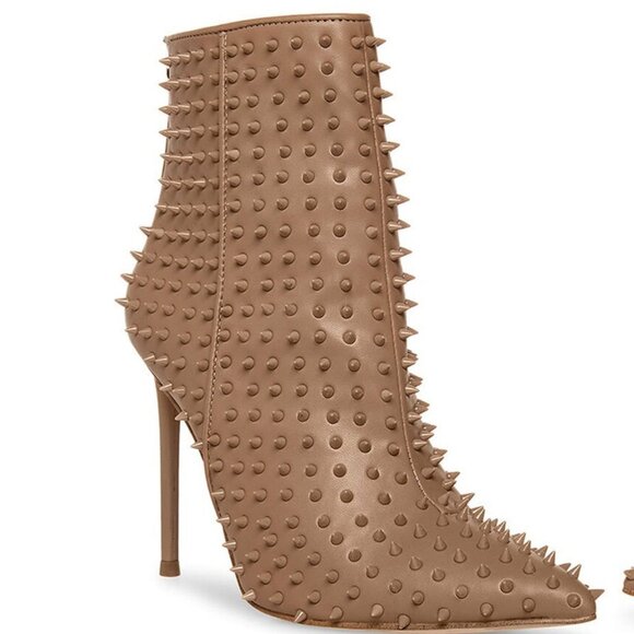 NEW IN BOX - Steve Madden Vapor Boot - Spiked - Mocha - Picture 3 of 6